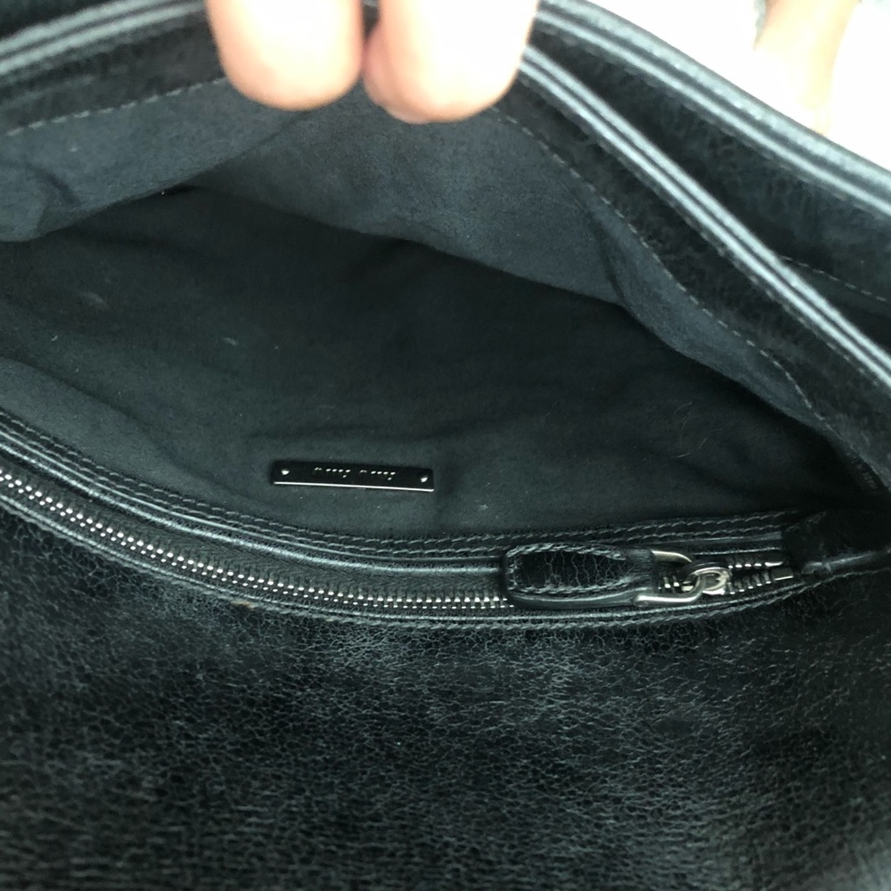 Miu Miu Shoulder Bag w/ Cross Body Strap in Black - Picture 4 of 13
